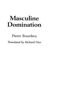 Masculine Domination