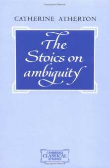The Stoics on Ambiguity