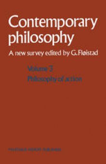 Philosophy of action / Philosophie de l’action