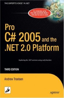 Pro C# 2005 and the .NET 2.0 platform