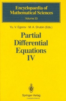 Partial Differential Equations IV