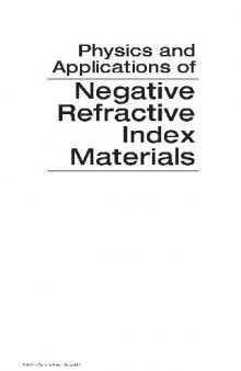 Physics and Applications of Negative Refractive Index Materials