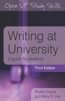 Writing at University, 3rd Edition