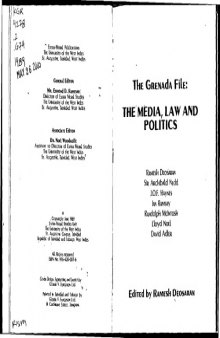 The Grenada file: The media, law, and politics