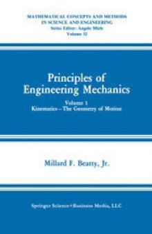 Principles of Engineering Mechanics: Kinematics — The Geometry of Motion