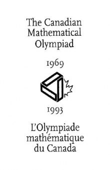 The Canadian Mathematical Olympiad, 1969-1993