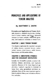 Principles and Applications of Tensor Analysis