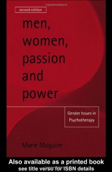 Men, Women, Passion and Power: Gender Issues in Psychotherapy