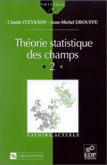 Théorie statistique des champs (Broché) 