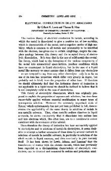 [Article] Electrical Conduction in Dilute Amalgams