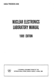 Nuclear Electronics Laboratory Manual (IAEA TECDOC-530)