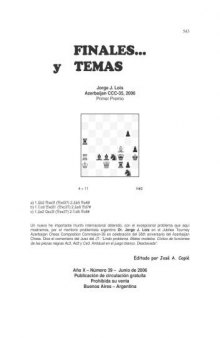 Finales y Temas Chess Magazine Nos. 35-42 (endgame studies)