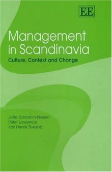 Management In Scandinavia: Culture, Context And Change