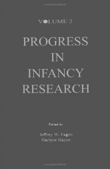 Progress in infancy Research: Volume 2 (Volume in the Progress in Infancy Research Series)
