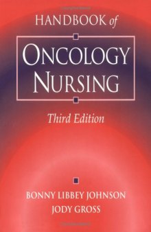 Handbook of oncology nursing