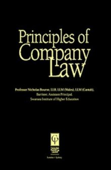 Company Law (Principles Of Law)