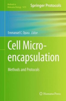Cell Microencapsulation: Methods and Protocols