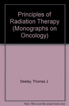 Principles of Radiation Therapy
