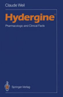 Hydergine®: Pharmacologic and Clinical Facts