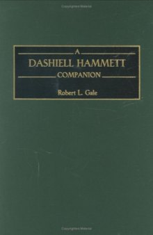 A Dashiell Hammett Companion