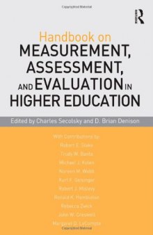 Handbook on Measurement, Assessment, and Evaluation in Higher Education