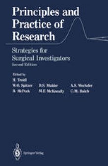 Principles and Practice of Research: Strategies for Surgical Investigators