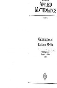 Mathematics of Random Media