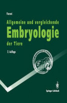 Allgemeine und vergleichende Embryologie der Tiere