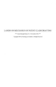 Landis-on-Mechanics-of-Patent-Claim-Drafting-2000