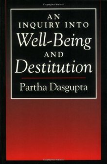 An Inquiry into Well-Being and Destitution