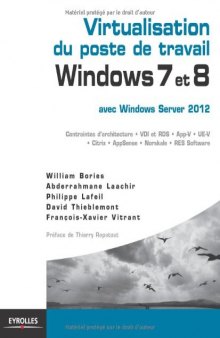 Virtualisation du poste de travail Windows 7 et 8, avec Windows Server 2012