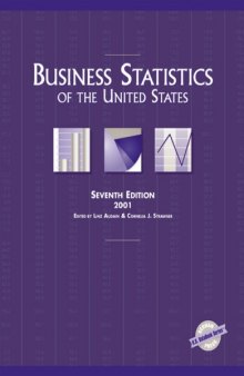 Business Statistics of the United States: 2001 (Business Statistics of the United States)