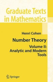 Number Theory: Volume II: Analytic and  Modern Tools