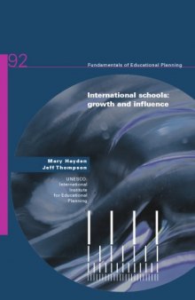 International Schools: Growth and Influence: Fundamentals of Educational Planning