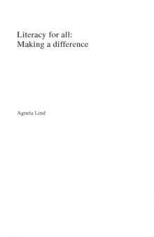Literacy for All:: Making a Difference 