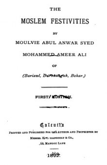 The Moslem Festivities (1892)