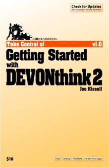 Take Control of Getting Started with DEVONthink 2