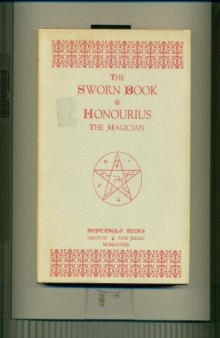 The Sworn Book of Honourius the Magician