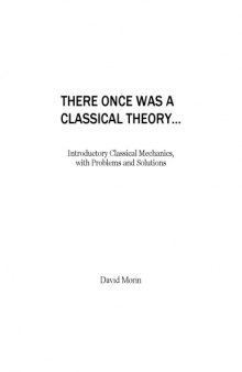 Introduction to Classical Mechanics