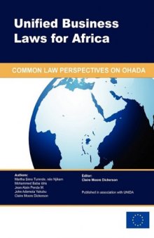 Unified Business Laws for Africa: Common Law Perspectives on Ohada