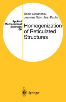 Homogenization of Reticulated Structures