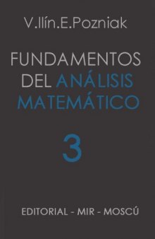 Fundamentos del Analisis Matematico, III