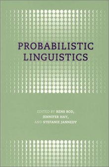 Probabilistic linguistics