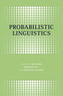 Probabilistic linguistics
