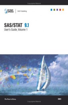 SAS/STAT 9.1: user's guide