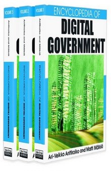 Encyclopedia of Digital Government (3-Vol. Set)