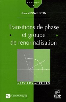 Transition de phase et groupe de renormalisation (Broché) 