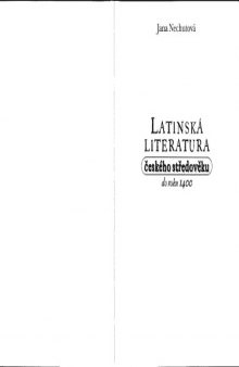 Latinská literatura českého středověku do roku 1400