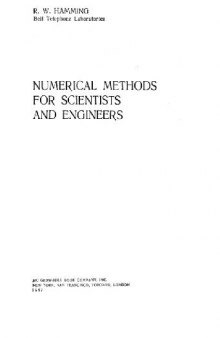 Численные Методы Для Научных Работников И Инженеров