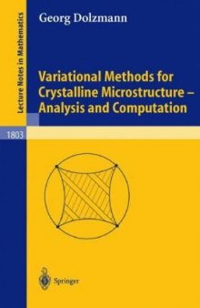 Variational Methods for Crystalline Microstructure - Analysis and Computation
